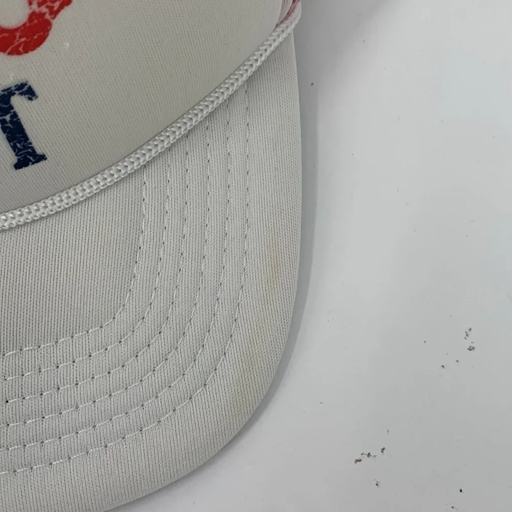 Laundry Room Coors Light 1980 style trucker hat white beer baseball cap red